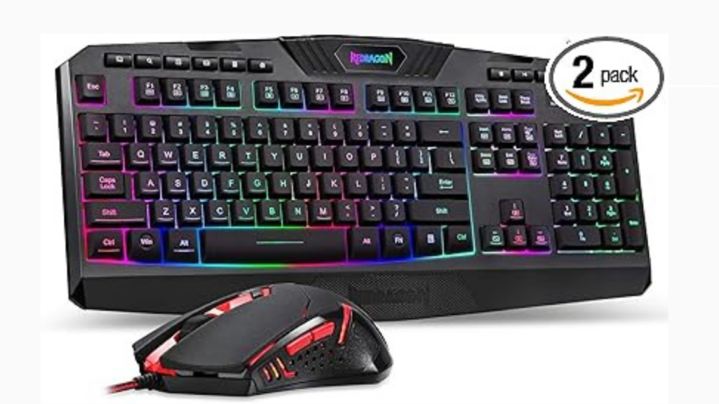 Redragon S101 Gaming Keyboard and M601 Mouse Combo